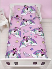 Junior Toddler Duvet Cover Set Minnie Mouse Polycotton No Packaging
