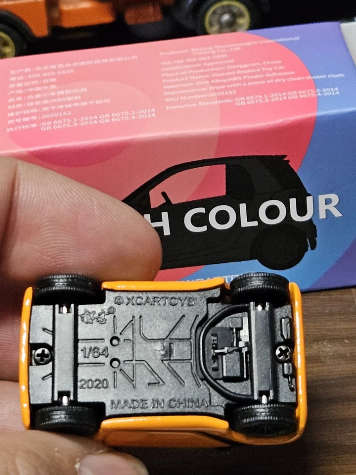 # 1/64 XCARTOYS - SMART FORTWO CABRIO ARANCIONE MIB by BATTAX # - Immagine 3 di 3