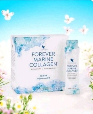 Forever Living Marine Collagen 30 Sachets Liquid Collagen All Natural Supplement