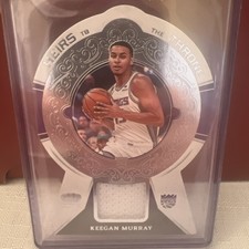 2022-23 Panini Crown Royale Heirs To The Throne Die-Cut Keegan Murray RC Jersey