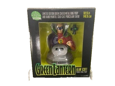 DC Direct Green Lantern Alan Scott Metal Ring Prop Statue 1602/2500 NEW