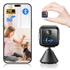 Wechip Mini Telecamera WIFI Interno, 2K HD Videocamera di Sorveglianza, - Miniatura 1