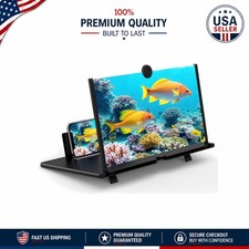 Lightweight 12'' Screen Magnifier for Phones - Perfect for Movies  Gaming