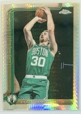 Sam Hauser 2025-26 Topps Chrome Prism Refractor #14 Boston Celtics