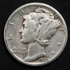 1930-P Mercury Dime Fine (F)