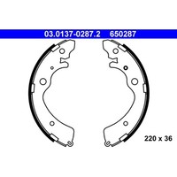 Bremsbackensatz ATE 03.0137-0287.2 FüR Honda Accord IV CR-V I HR-V Civic VII
