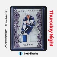 2025 UPPER DECK ARTIFACTS #100 MARK SCHEIFELE MATERIAL PURPLE DUAL PATCH /25