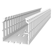 Abb Tyd2x4npw6 Wiring Duct, Narrow Slot Wall, Wht, 6 Ft. L