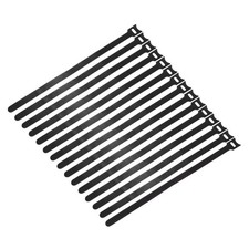 50Pcs Battery Tie Down Straps, 0.47x11.8" Nylon Strap, Black
