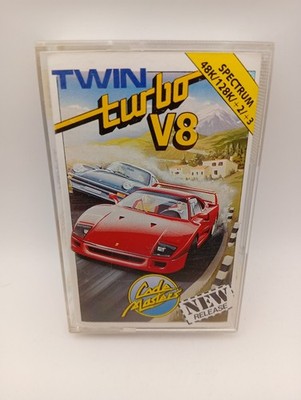 TWIN TURBO V8 - CODEMASTERS - ZX Spectrum - getestet - sehr guter Zustand 