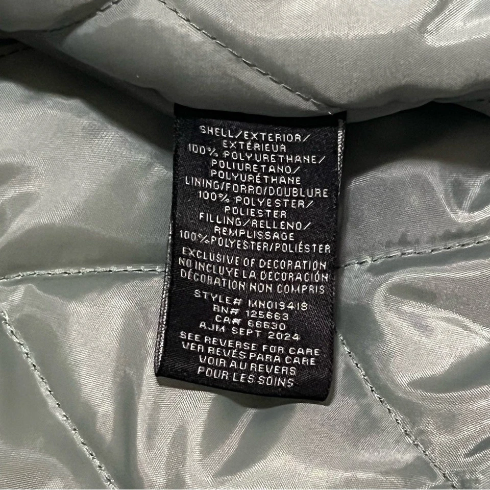 Members Only The Godfather Faux Leather Bomber/Varsity Jacket Size M NWT - Image 3 of 4