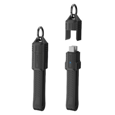 USB 4 0 Kabel Tragbar Schlüsselanhänger Design 240W Leistung 80Gbps Geschwindi