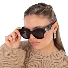 Gucci Grey Cat Eye Ladies Sunglasses GG1422S 001 55 GG1422S 001 55