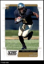 2019 Score #435 Greg Dortch RC Wake Forest  8 - NM/MT