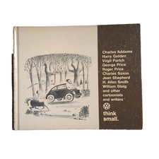 Vintage 1967 promotional book "Think Small" Volkswagen Dealership