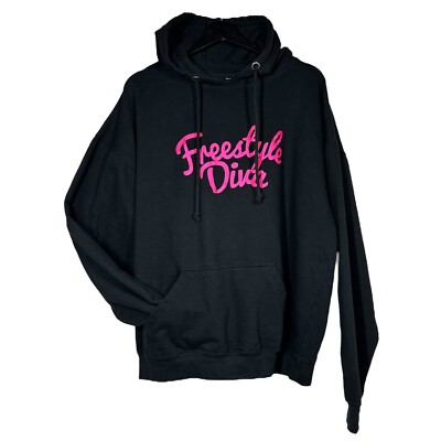 Talha USA Freestyle Diva Hoodie Sweatshirt Womens Size XL Black