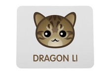 Li Hua - Drachenli Unterlage mit Katze Art-Dog