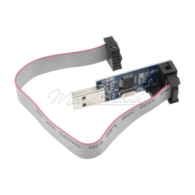 USBASP USBISP AVR 51 Programmer Adapter mit 10 Pin Kabel ATMega ATTiny ATMEGA128