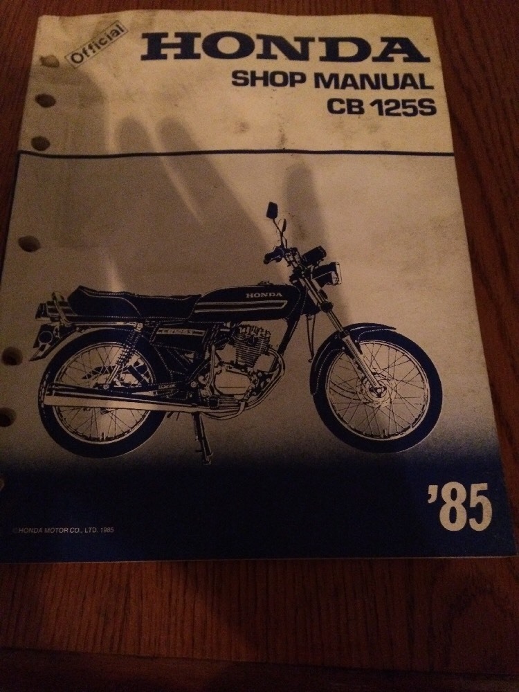 Inexpensive Honda Service Manual 1985 CB125S