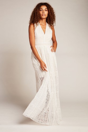 Elie Tahari Women's Raine Dress Maxi Lace Pearl Size 4 Small $598.00 NWT - Picture 3 of 5