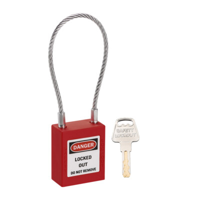 Lock Mark Lock 3.3 Lock Key Similar Security Padlock Plastic Lock Red -