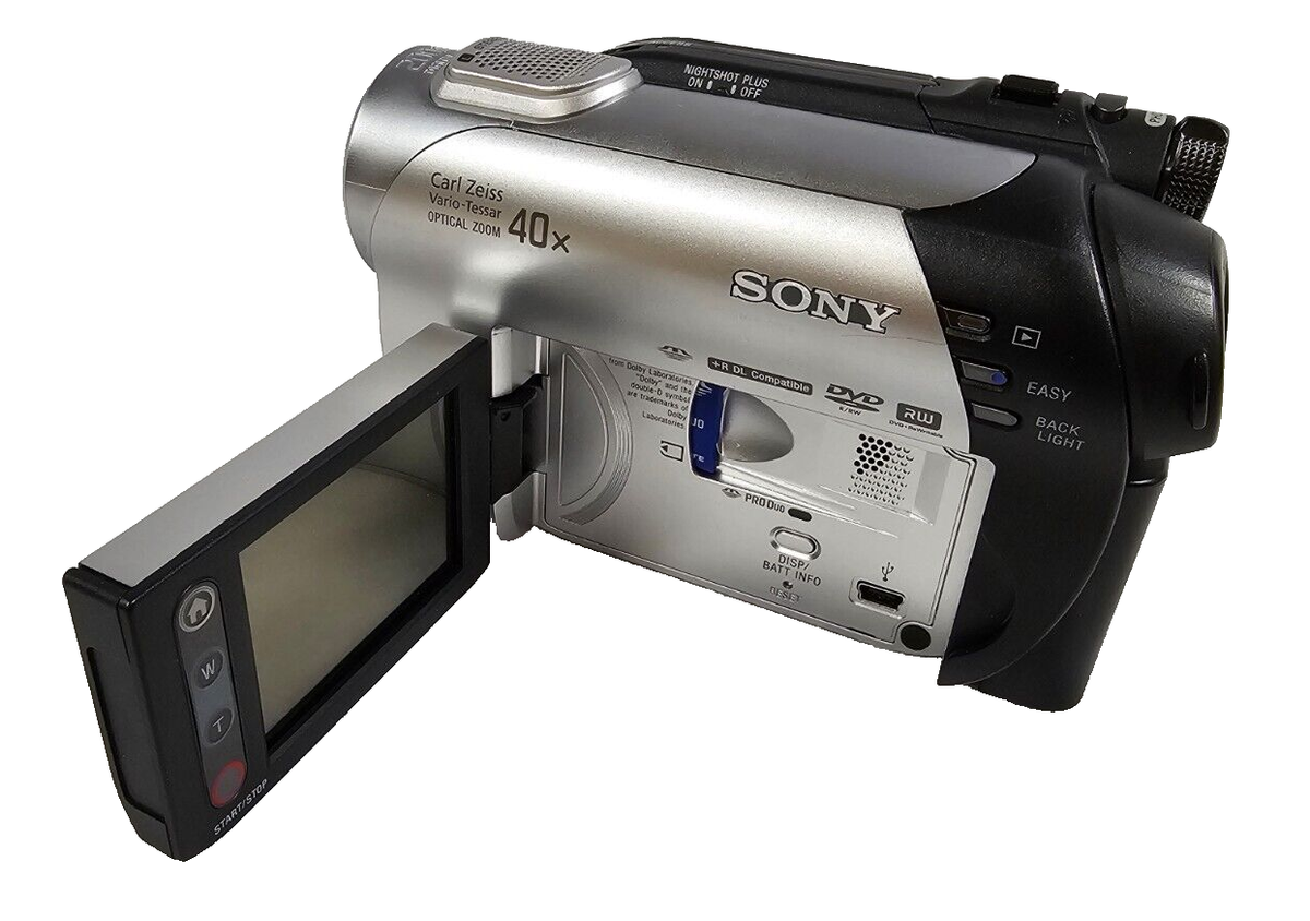 Working Sony Handycam DCR-DVD108 Camcorder Mini DVD Video Recorder