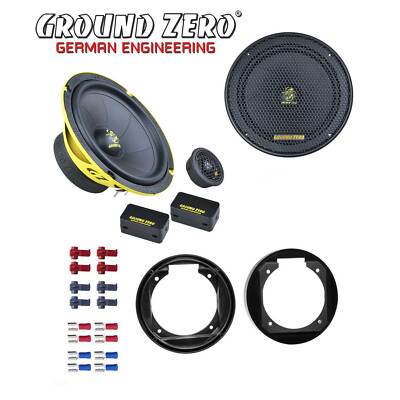 Ground Zero Auto SPL Lautsprecher System 16,5cm für Daewoo Matiz 1998-2010