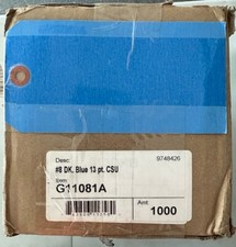 MyBoxSupply 6 1/4 x 3 1/8" Dark Blue 13 Pt. Shipping Tags, 1000 Per Case