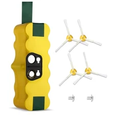 For iRobot Roomba 500 600 700 800 900 531 R3 Vacuum Cleaner 14.4V Battery +Brush