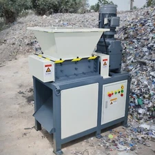 220V Universal Biaxial Crusher Circuit Board Waste Metal Shredder Breaker 12rpm