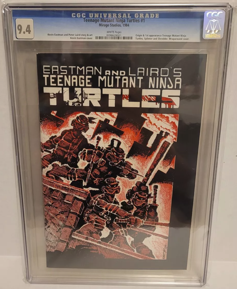 Teenage Mutant Ninja Turtles TMNT #1 1st Print CGC 9.4 WP 1984 Q8