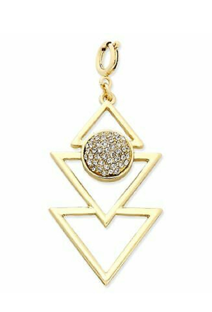 Подвеска-клипса INC International Concepts с геометрическим рисунком Павы в золотистых тонах 2290₽