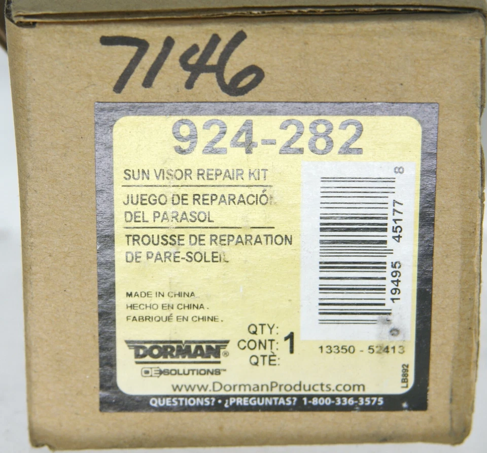 Kit de reparación de parasol 924-282 Dorman 06-10 Ford/Mercury 7146 Foto 4 de 4