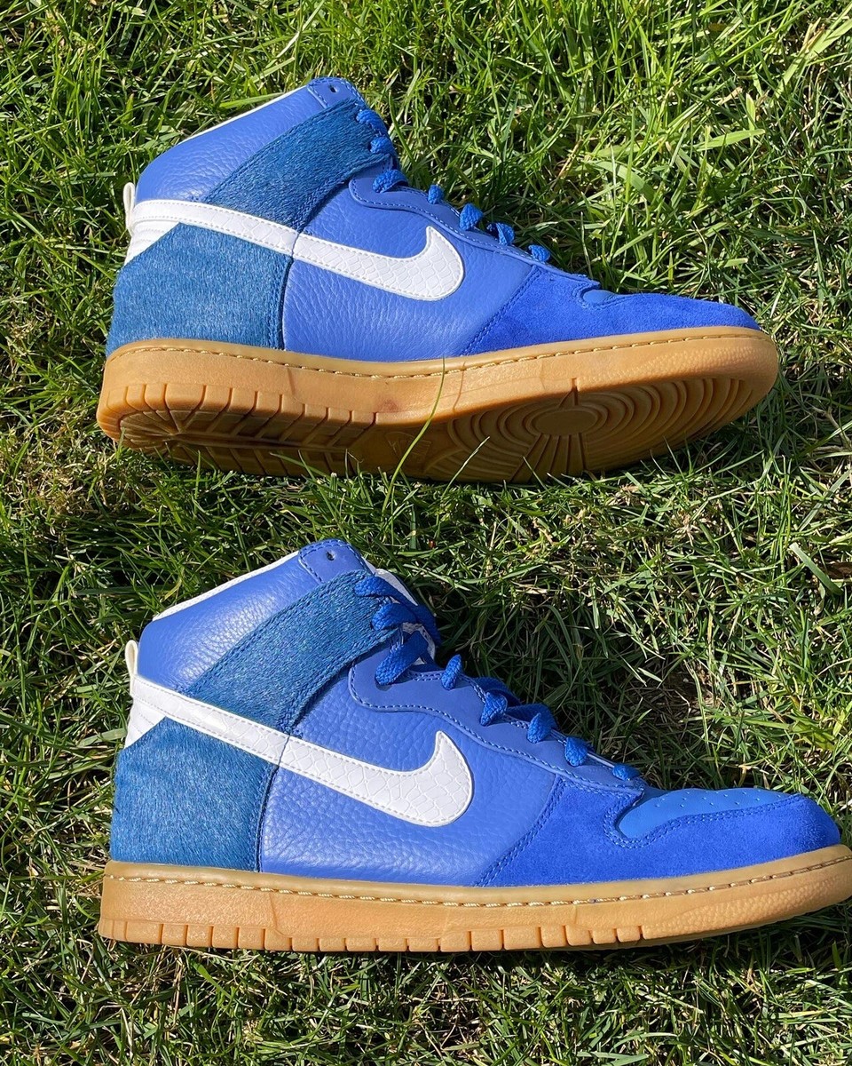 Size 10.5 - Nike Dunk High Premium Blue Shoes - 317892-412 | eBay