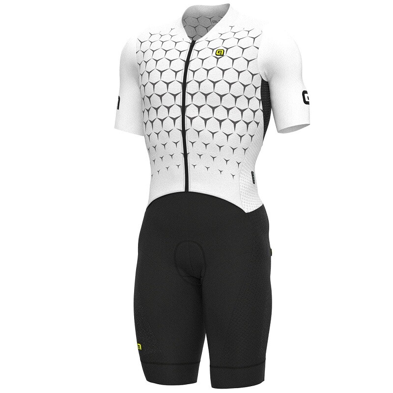 Mens Cycling Bodysuit Short Sleeve Triathlon Cycling Jersey
