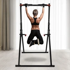 Adjustable Horizontal Bar Pull Up Dip Station Bar for Home Gym Strength Train