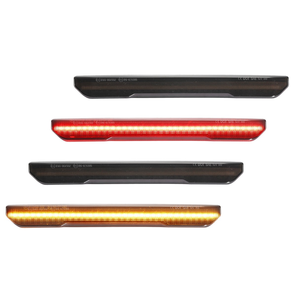 ALAVENTE Luces LED De Marcador Laterales Delanteras Y Traseras Con Lente Ahumada Para GMC Sierra 2500 3500hd 2020 2023 Lamparas De Marcador De Lado