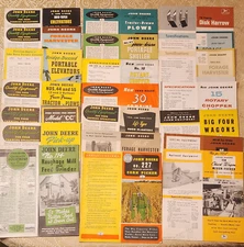 Choice vintage John Deere Tractor Brochures 1941-1966 ORIGINAL Sales Brochure!