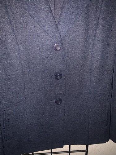 Ingenuity 3 Pc. Women Size 6 Navy Lined Blazer, Skirt and Slacks - Picture 8 of 12