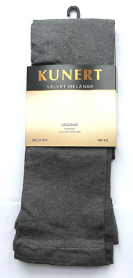 KUNERT Leggings Velvet Melange Anthrazitmeliert Größe 40-42 = M = II