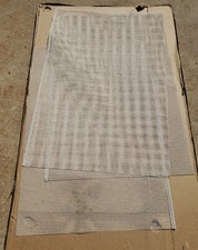 Latch Hook Rug Canvas Matts 46"x30" New Old Stock 3 piece lot
