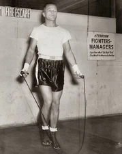 1948 Classic Boxer TONY ZALE Training Poster Photo Print 24x36