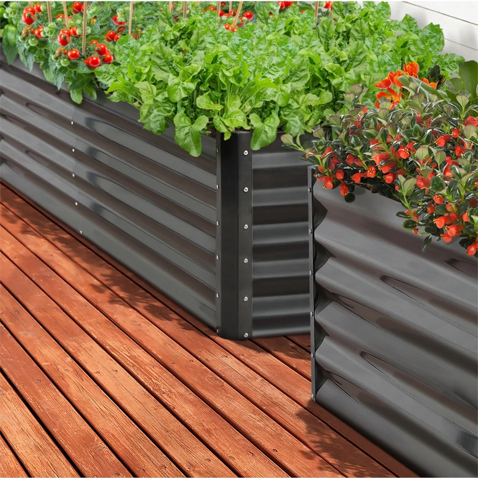 Livsip Garden Bed Kits Raised Instant Planter 320x80x45CM Galvanised Steel - image 3 of 4