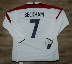 beckham england shirt
