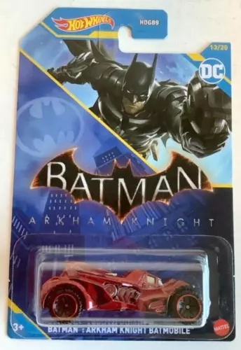 NEW Mattel HLK67 Batman Arkham Knight BATMOBILE 1:64 Scale Vehicle dc comics