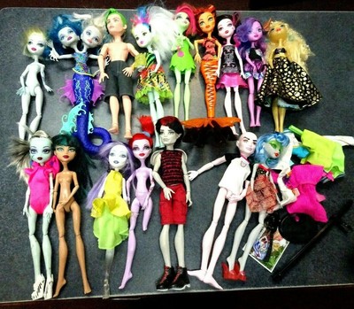 used monster high dolls