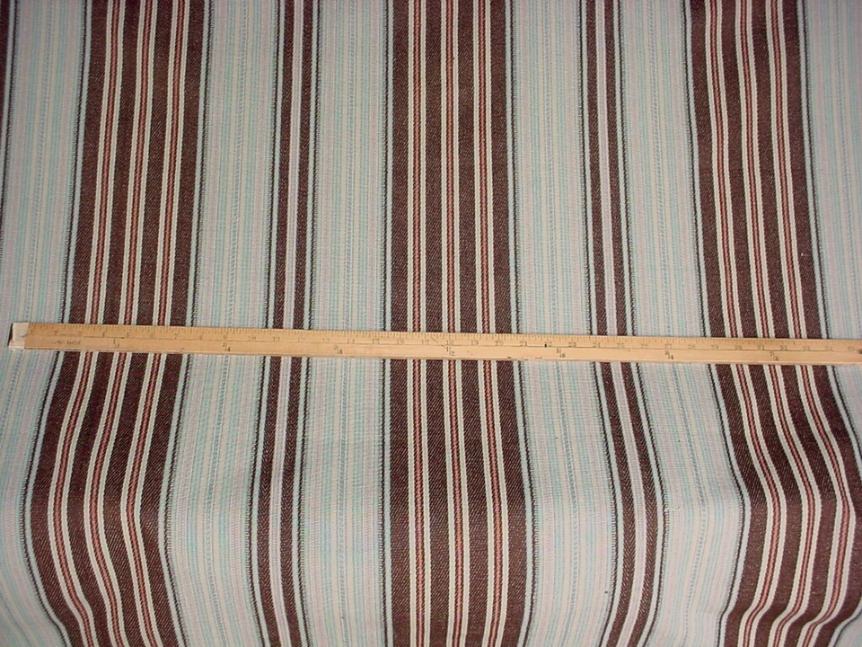 5-1/8Y Vervain 5006706 Samba Stripe Aqua Blue Cyclades Stripe Upholstery Fabric - Image 2 of 4
