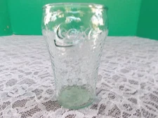 Sm. Lt. Green Coke Glass-Authorized Prod. of Coca-Cola- Made USA -Indiana Glass 