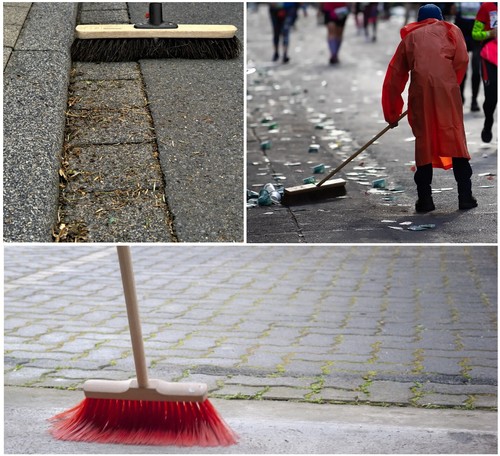 Straßenbesen Kehrbesen Werkstattbesen Industriebesen Hofbesen Besen 30-100cm - Bild 3 von 19