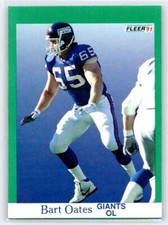 1991 Fleer #317 Bart Oates